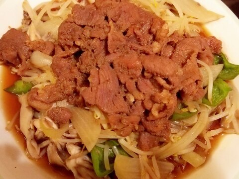 フライパン ジンギスカン-簡単、男の料理